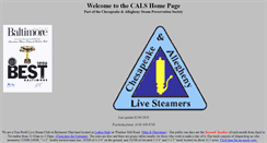 Desktop Screenshot of calslivesteam.org